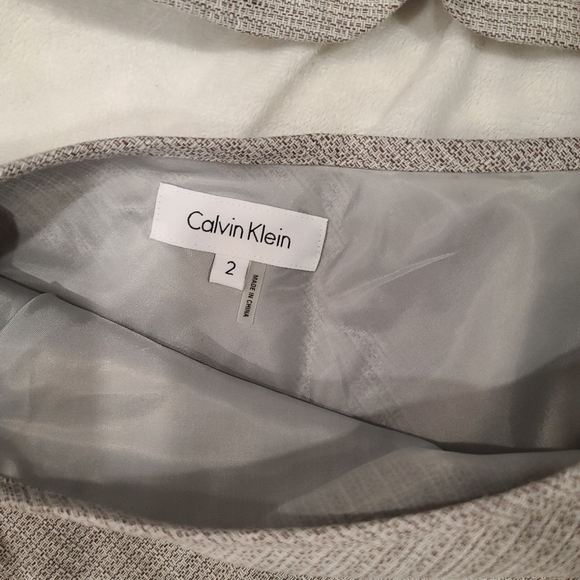 (SOLD) Calvin Klein Blazer & Skirt Suit - Picture 4 of 7
